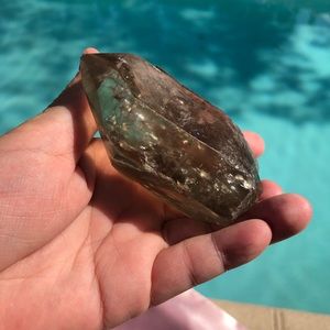 Smoky Quartz Natural Point from Brazil Tuc…